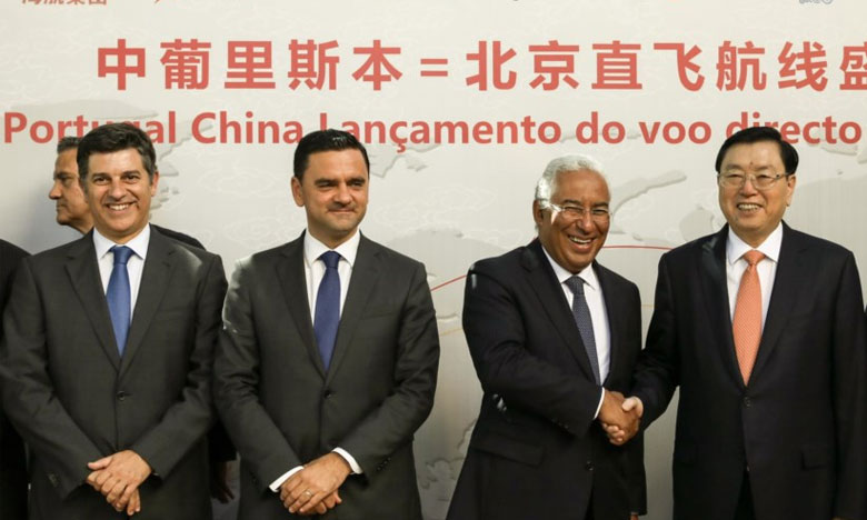 António Costa aplaude voo direto Lisboa-Pequim