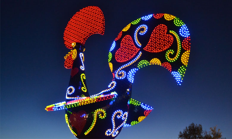 China é o próximo destino do “Pop Galo”, o novo e gigante Galo de Barcelos