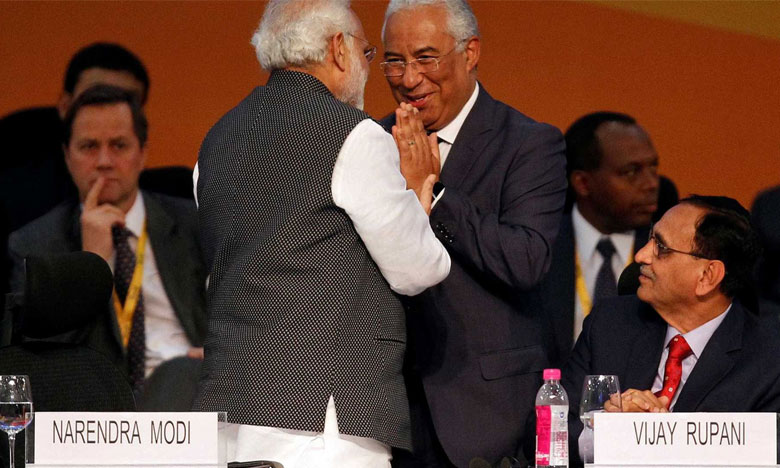 Costa recebe título de cidadão indiano na diáspora