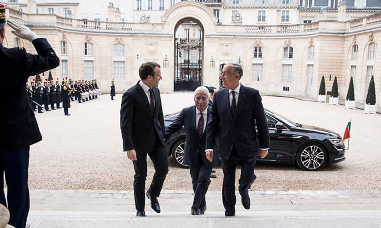 Emmanuel Macron destaca amizade entre Portugal e França