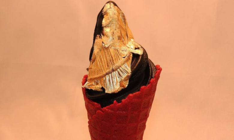 Gelado de ouro comestível chega a Portugal