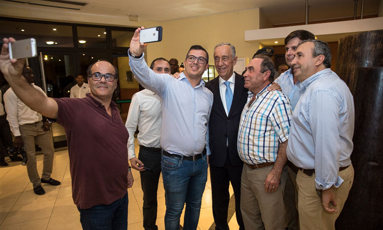 Marcelo pede 'trabalho e dedicação' à comunidade portuguesa em São Tomé