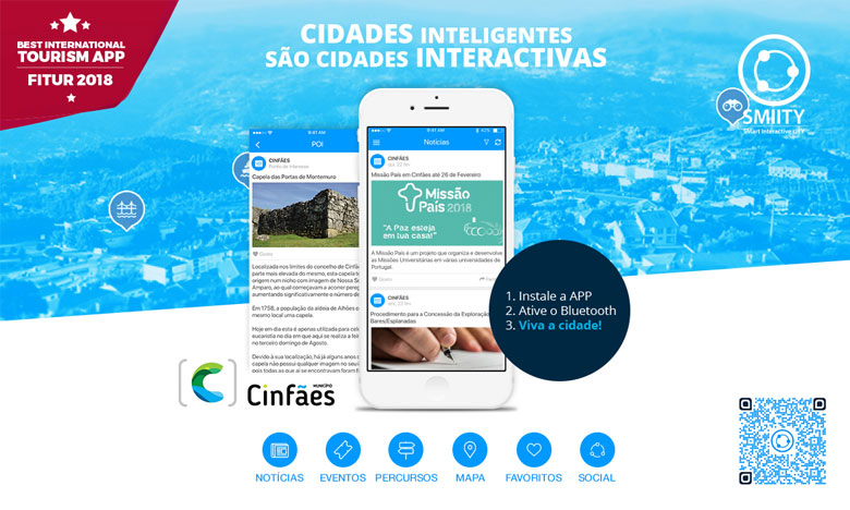 Mobinteg apresenta a aplicação turística SMIITY Cinfães na BTL