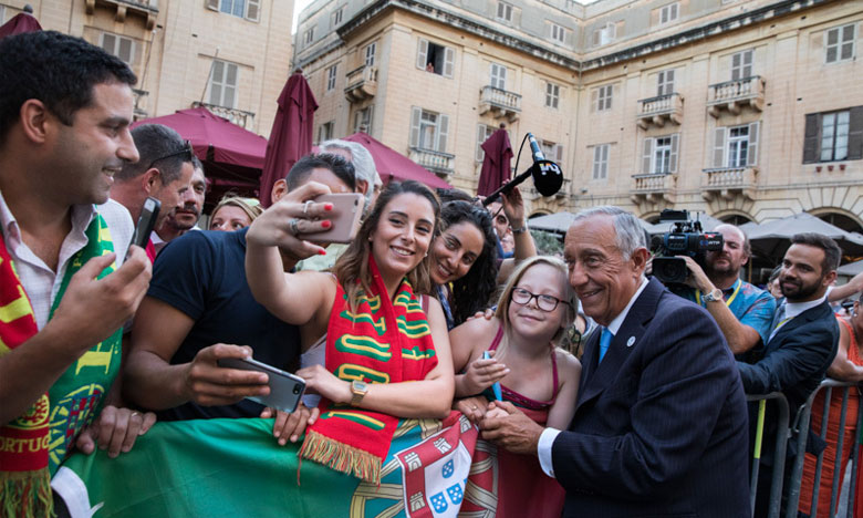 Portugueses que vivem em Malta juntaram-se para estar com Marcelo Rebelo de Sousa