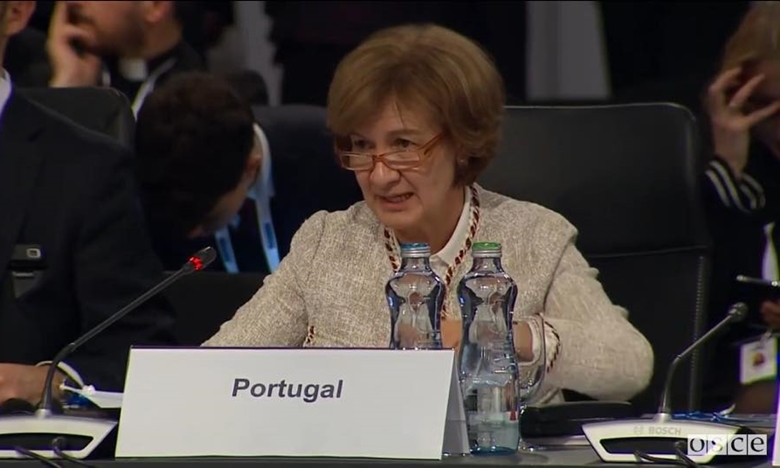 Teresa Ribeiro no 26º Conselho Ministerial da OSCE