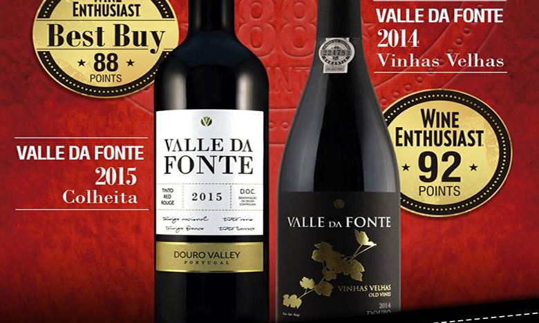 'Wine Enthusiast' destaca vinhos Valle da Fonte