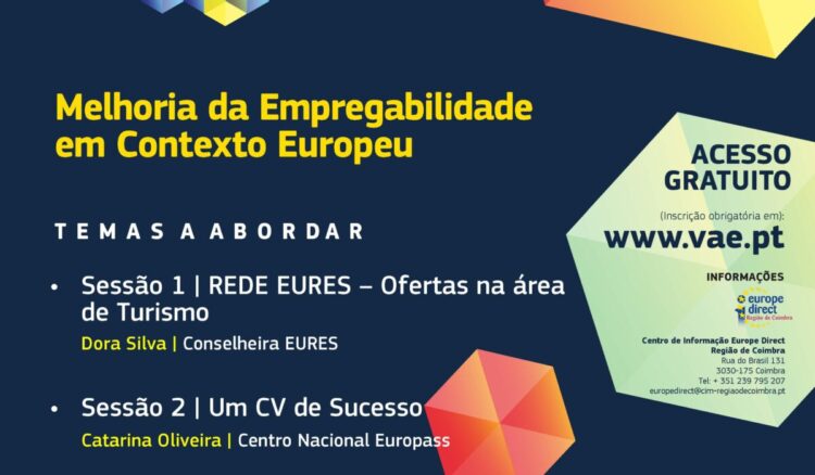 Volta de Apoio ao Emprego” com três sessões online destinadas à Região de Coimbra 11 Volta de Apoio ao Emprego” com três sessões online destinadas à Região de Coimbra