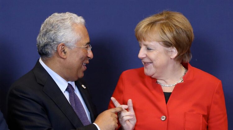 Presidência da UE. Merkel desejou sucesso a Costa e assegura apoio a Portugal 11 Merkal António Costa