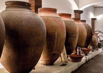 Vinhos produzidos em talhas de barro