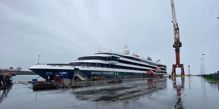 Terceiro navio oceânico construído em Viana do Castelo pronto a navegar em maio 11 construção do terceiro navio oceânico