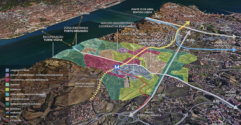 Investimento de 800 milhões vai fazer nascer uma megacidade em Almada 12 Investimento de 800 milhões vai fazer nascer uma megacidade em Almada