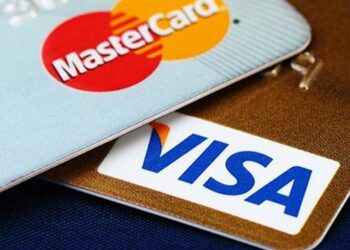 cartões Visa e Mastercard