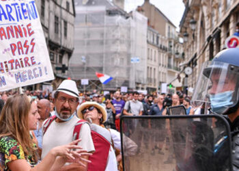 Protestos contra certificado digital em França, Suíça e Itália