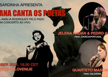 Eslovénia. Homenagem a Amália Rodrigues com fado tradicional ao vivo em Ljubljana