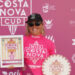 Surfista algarvia Yolanda Hopkins repete triunfo na Miss Costa Nova Cup