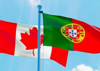 bandeira Canadá Portugal