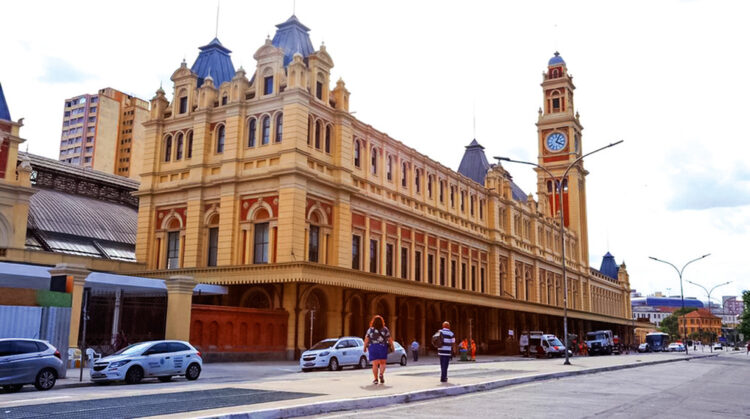 São Paulo SP12 03 2020- 5 anos depois do incendio o Museu da Língua Portuguesa inicia nesta quinta-feira (12) visitas educativas guiadas ao local, que fica na Estação da Luz, no Centro de São Paulo.  foto GOVESP