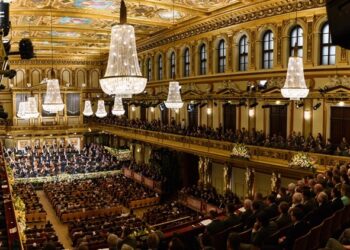 Viena. Tradicional Concerto de Ano Novo transmitido em direto da Sala Dourada do Musikverein
