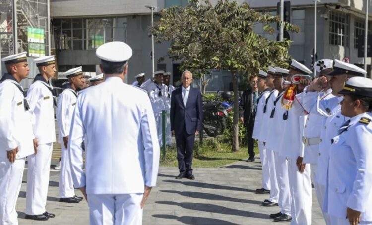 Comemorações da travessia aérea do Atlântico Sul: Marcelo destaca aumento da emigração brasileira 11 Foto: Paulo Novais/ Lusa