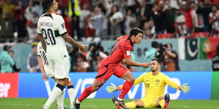 Portugal perde com Coreia do Sul