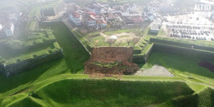Valor provisório para recuperar muralha da Fortaleza de Valença ronda os 2 ME 11 muralha da Fortaleza de Valença