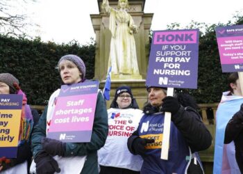 Reino Unido greve dos enfermeiros