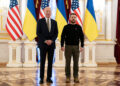 Ucrânea. Zelensky destaca visita surpresa de Biden como "sinal de apoio" 13 Ucrânea. Zelensky destaca visita surpresa de Biden como "sinal de apoio"