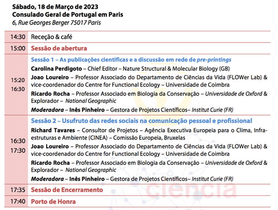 França. 6ª Encontro de Cientistas Portugueses em Paris 12 França. 6ª Encontro de Cientistas Portugueses em Paris