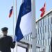 Finlândia na NATO. O histórico momento do primeiro hastear de bandeira 21 Finlândia na NATO