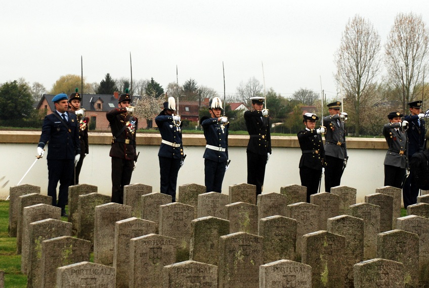 França. Cerimónias da batalha de La Lys homenagearam soldados portugueses 12 França. Cerimónias da batalha de La Lys homenagearam soldados portugueses