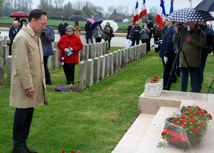 França. Cerimónias da batalha de La Lys homenagearam soldados portugueses 13 França. Cerimónias da batalha de La Lys homenagearam soldados portugueses