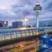 Singapura. Changl o melhor aeroporto de Singapura ou um parque de diversões? 22 aeroporto de Singapura
