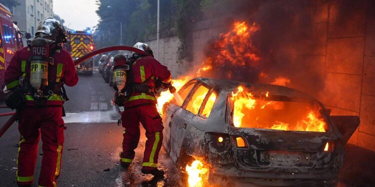 França. Distúrbios Paris