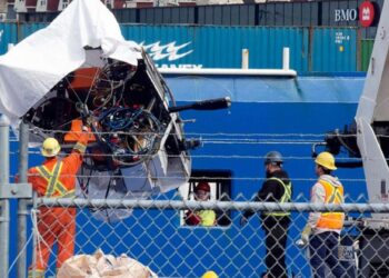 destroços do submarino Titan