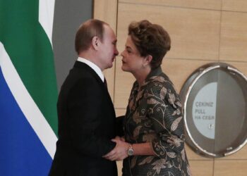 Dilma Rousseff com Putin