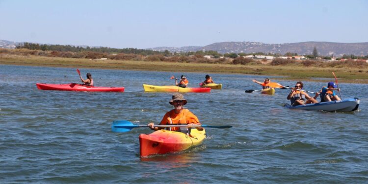 Ciência Viva no Verão mostra ‘segredos’ da Ria Formosa e impacto da ação humana 11 Ria Formosa caiaque