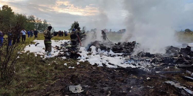 Rússia. Chefe do grupo Wagner morto em queda de avião perto de Moscovo 11 aviao Yevgeny Prigozhin
