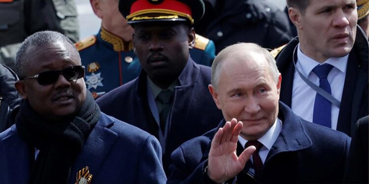 Guiné-Bissau reforça cooperação com a Rússia 11 Putin Umaro Sissoco Embaló