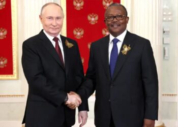 Vladimir Putin e Umaro Sissoco Embaló