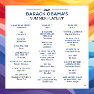 Obama escolhe portuguesa na 'playlist' de verão