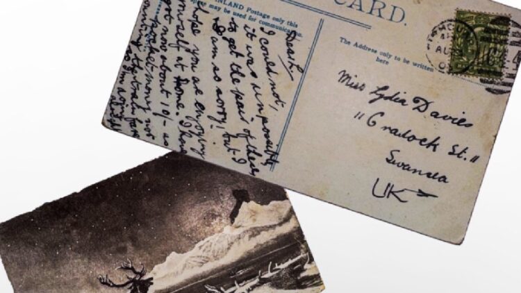 Postal chega ao destino 121 anos depois de ser enviado