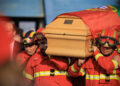 “O som da dor” no funeral dos bombeiros de Tábua