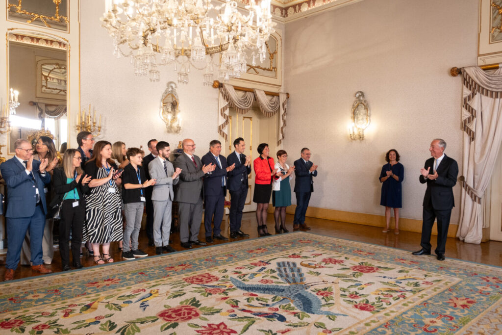 Autarcas de origem portuguesa eleitos em França recebidos em Belém (com fotos)