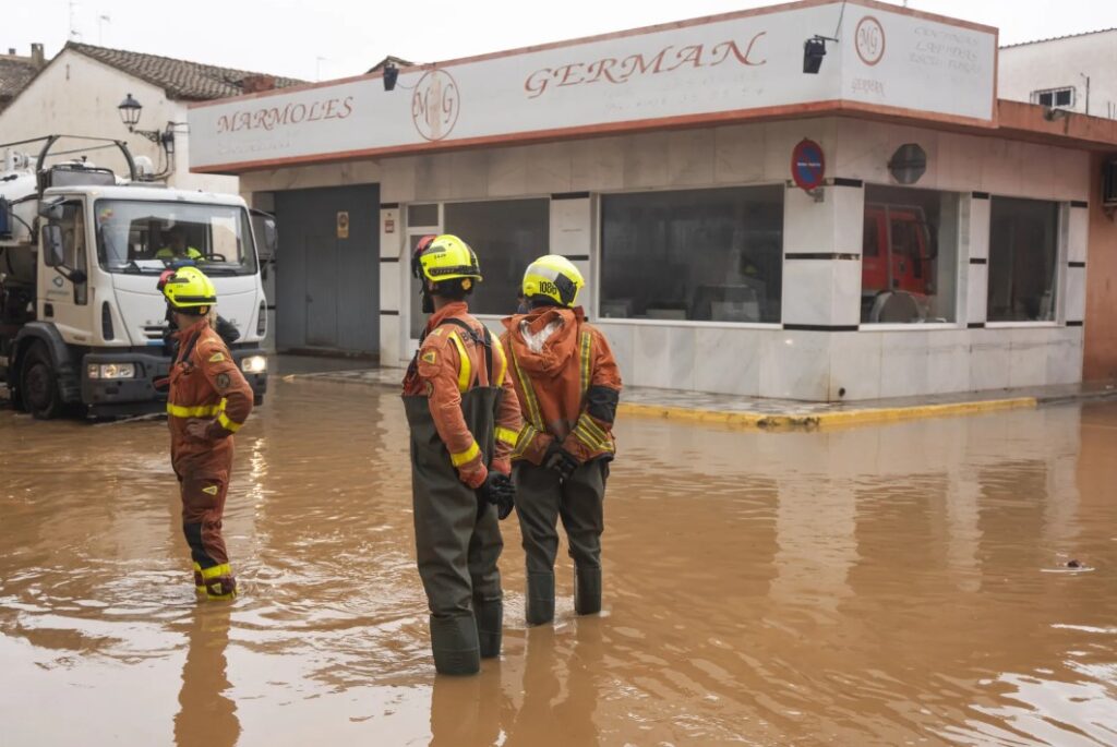 Casas inundadas e carros destruídos. As imagens do temporal em Espanha