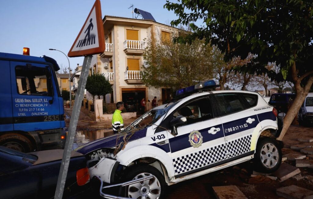 Casas inundadas e carros destruídos. As imagens do temporal em Espanha