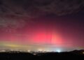 Aurora boreal ilumina o céu de Portugal