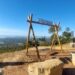 Há um novo baloiço panorâmico para conhecer no Cerro de São Miguel em Moncarapacho